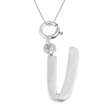 Load image into Gallery viewer, Personalized Letter Pendant - Sterling Silver
