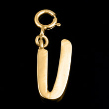 Load image into Gallery viewer, Personalized Letter Pendant - Gold Vermeil
