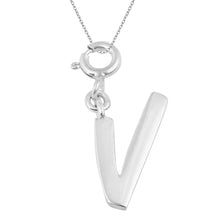 Load image into Gallery viewer, Personalized Letter Pendant - Sterling Silver
