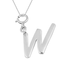 Load image into Gallery viewer, Personalized Letter Pendant - Sterling Silver

