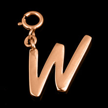 Load image into Gallery viewer, Personalized Letter Pendant - Rose Gold Vermeil

