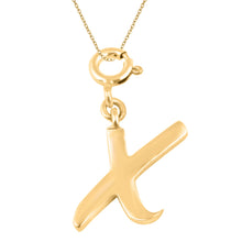 Load image into Gallery viewer, Personalized Letter Pendant - Gold Vermeil

