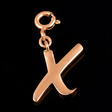 Load image into Gallery viewer, Personalized Letter Pendant - Rose Gold Vermeil
