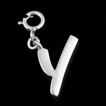 Load image into Gallery viewer, Personalized Letter Pendant - Sterling Silver
