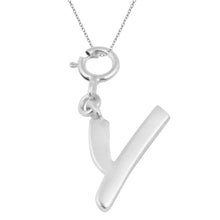 Load image into Gallery viewer, Personalized Letter Pendant - Sterling Silver
