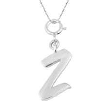 Load image into Gallery viewer, Personalized Letter Pendant - Sterling Silver
