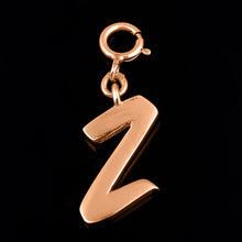 Load image into Gallery viewer, Personalized Letter Pendant - Rose Gold Vermeil
