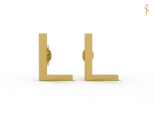 Load image into Gallery viewer, Initial &quot;L&quot; Monogram Stud Earring – Sterling Silver
