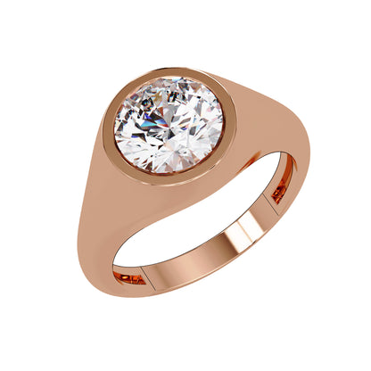 2.00 Ct Round Lab-Grown Diamond Solitaire Ring - 925 Sterling Silver