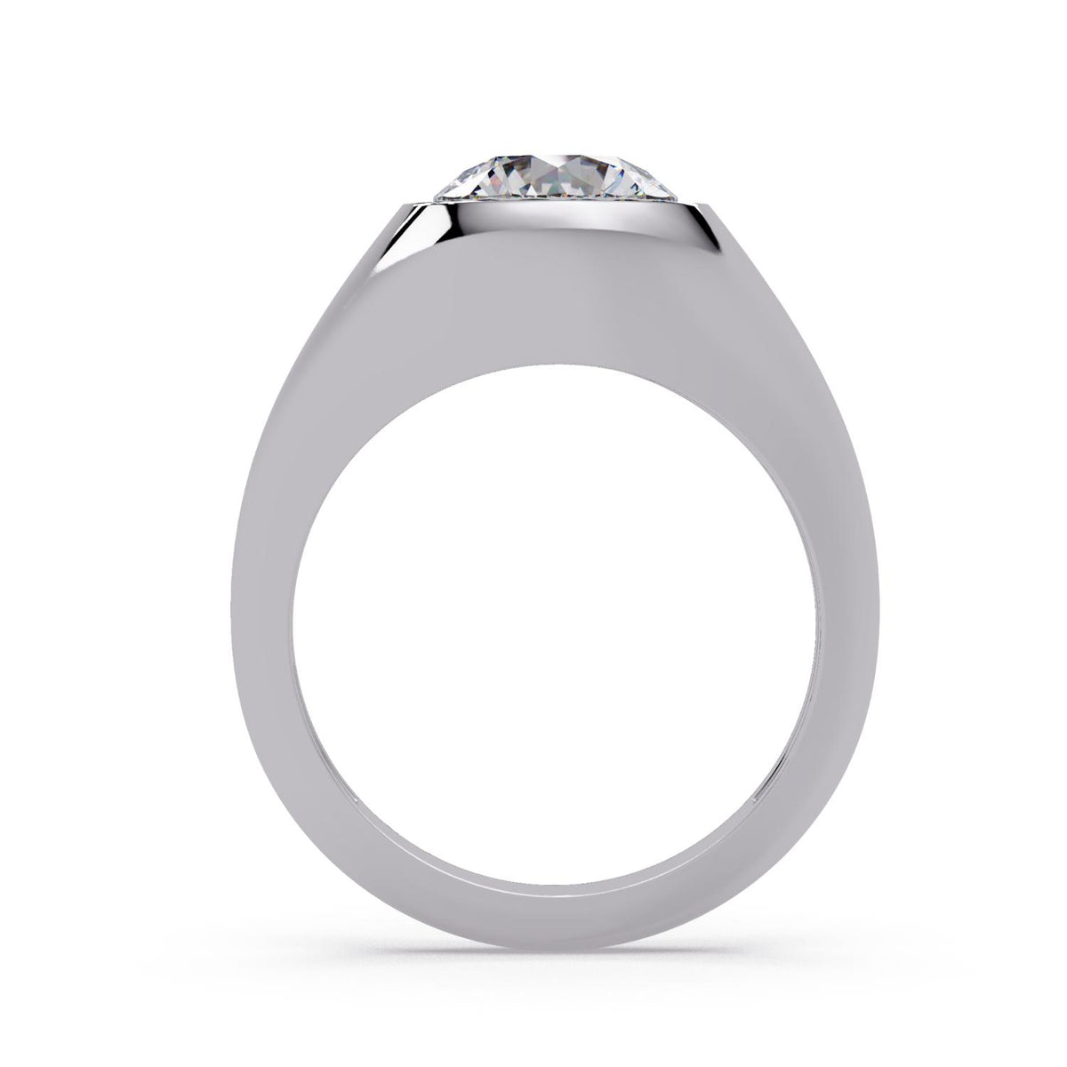 2.00 Ct Round Lab-Grown Diamond Solitaire Ring - 925 Sterling Silver