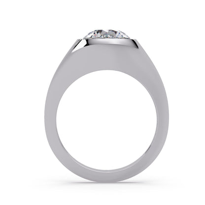 2.00 Ct Round Lab-Grown Diamond Solitaire Ring - 925 Sterling Silver