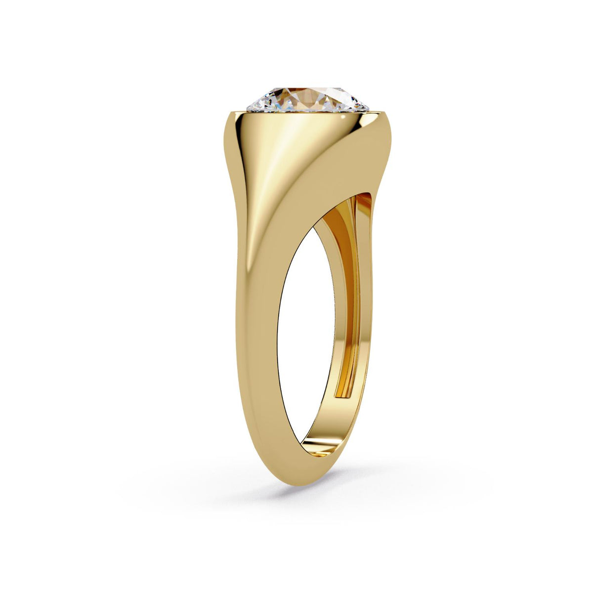2.00 Ct Round Lab-Grown Diamond Solitaire Ring - 925 Sterling Silver