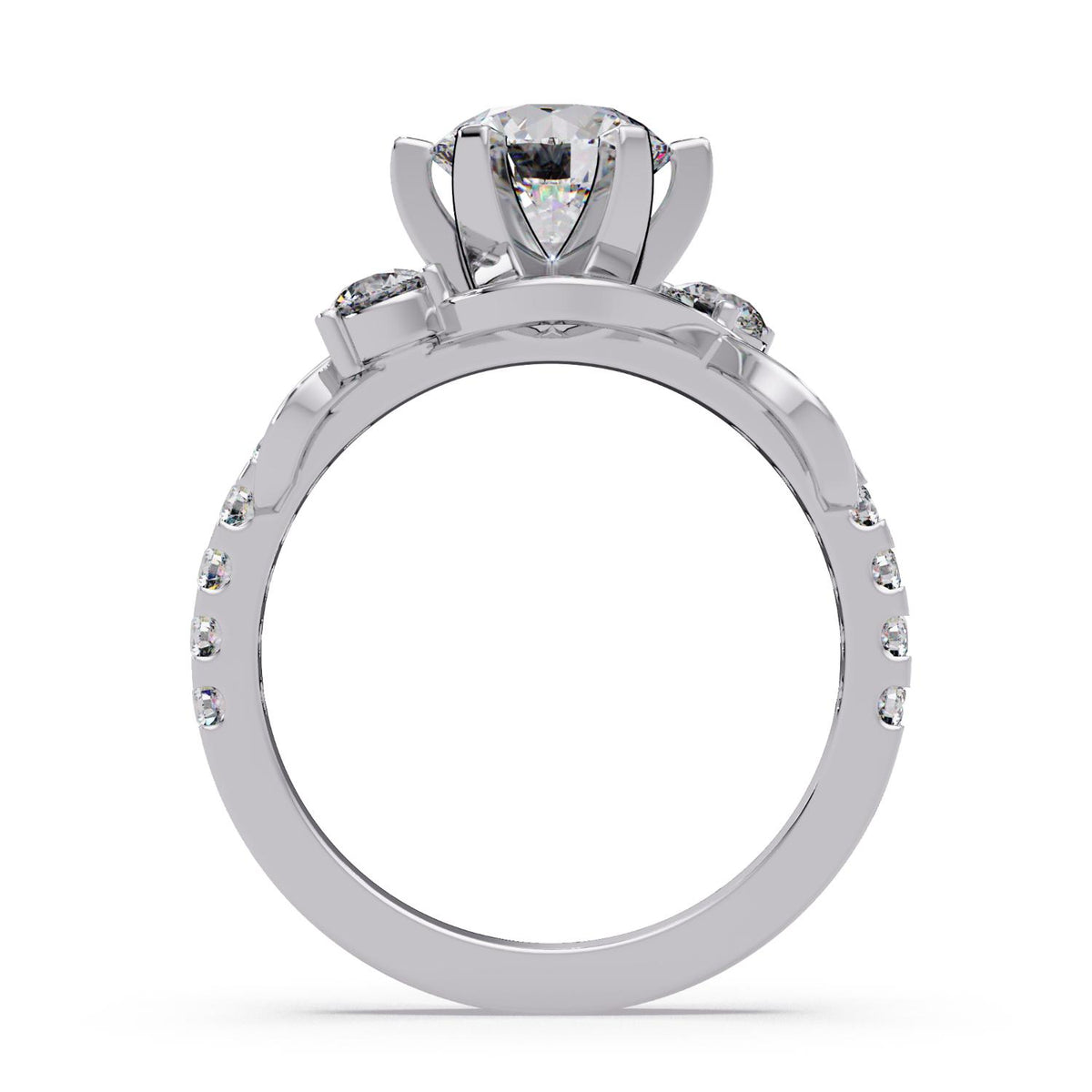 2.25 Ct Round Lab-Grown Diamond Solitaire Ring - 925 Sterling Silver