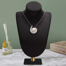 Load image into Gallery viewer, Pearl Galaxy Swirl Necklace – Sterling Silver
