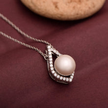 Load image into Gallery viewer, Pearl Teardrop Necklace – Sterling Silver

