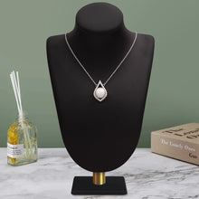 Load image into Gallery viewer, Pearl Teardrop Necklace – Sterling Silver
