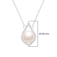 Load image into Gallery viewer, Pearl Teardrop Necklace – Sterling Silver
