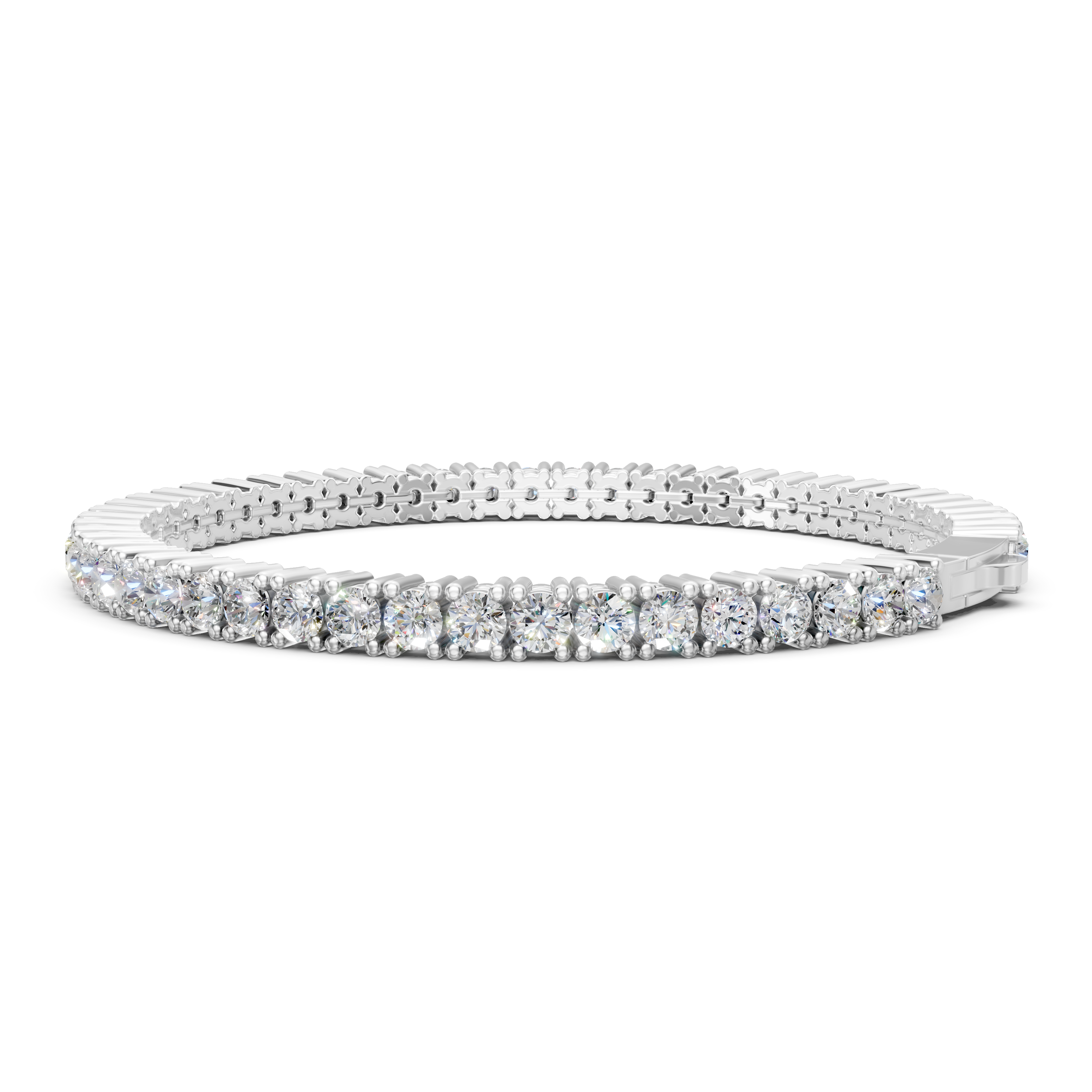 Lab Grown Diamond 5.40 CTW Tennis Bracelet-925 Sterling Silver