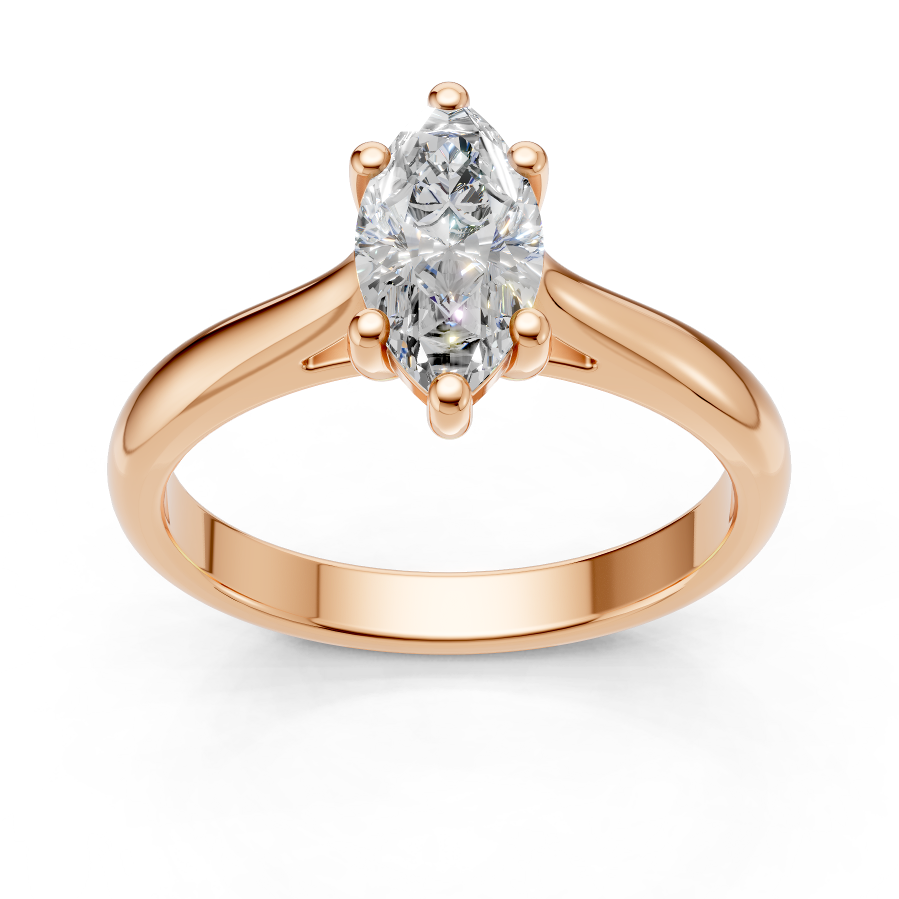 Lab Grown Diamond 1.00 CTW Solitaire Ring- Sterling Silver