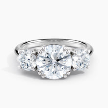 Load image into Gallery viewer, Round Three Stone Engagement Ring
