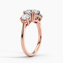 Load image into Gallery viewer, Round Three Stone Engagement Ring
