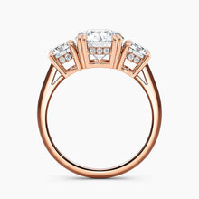 Load image into Gallery viewer, Round Three Stone Engagement Ring
