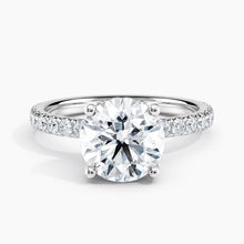 Load image into Gallery viewer, Classic Hidden Halo Engagement Ring
