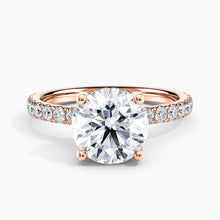Load image into Gallery viewer, Classic Hidden Halo Engagement Ring
