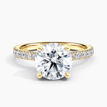 Load image into Gallery viewer, Classic Hidden Halo Engagement Ring

