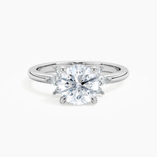 Load image into Gallery viewer, Half Sunburst Marquise Accents Engagement Ring
