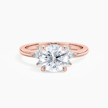 Load image into Gallery viewer, Half Sunburst Marquise Accents Engagement Ring
