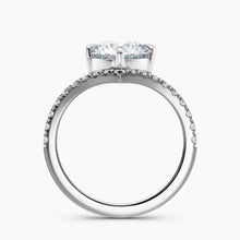 Load image into Gallery viewer, Chevron Diamond V Engagement Ring
