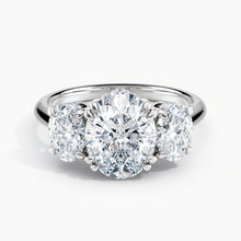 Load image into Gallery viewer, Oval Three Stone Engagement Ring
