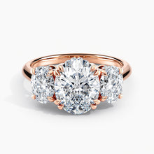 Load image into Gallery viewer, Oval Three Stone Engagement Ring
