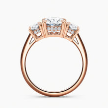Load image into Gallery viewer, Oval Three Stone Engagement Ring
