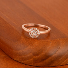 Load image into Gallery viewer, Moissanite Elegant Dome Design Stackable Ring – Sterling Silver
