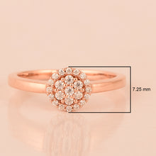 Load image into Gallery viewer, Moissanite Elegant Dome Design Stackable Ring – Sterling Silver
