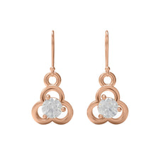 Load image into Gallery viewer, Moissanite Elegant Openwork Drop Earrings - Sterling Silver
