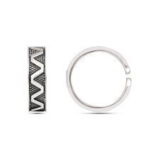 Load image into Gallery viewer, 925 Sterling Silver Zigzag Pattern Adjustable Toe Ring

