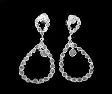 Load and play video in Gallery viewer, 4 CTW  Diamond Polki Dangle Earrings
