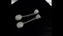 Load and play video in Gallery viewer, 6.50 CTW Diamond Polki Dangle Earrings
