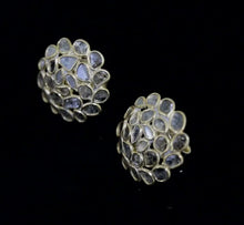 Load and play video in Gallery viewer, 2.20 CTW Diamond Polki Floral Studs

