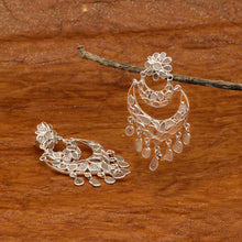 Load image into Gallery viewer, 5 CTW Diamond Polki Chand Bali Dangle Earrings
