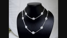 Load and play video in Gallery viewer, 8.50 CTW Diamond Polki Moonstone Necklace
