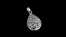 Load and play video in Gallery viewer, 1.00 CTW Diamond Polki Tear Drop Pendant
