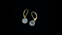 Load and play video in Gallery viewer, 0.50 CTW Blue Diamond Polki Dangles Earrings
