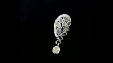Load and play video in Gallery viewer, 0.50 CTW Diamond Polki Half Heart Pendant
