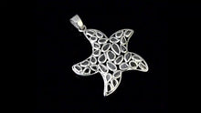 Load and play video in Gallery viewer, 1.10 CTW Diamond Polki Starfish Pendant
