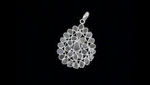Load and play video in Gallery viewer, Diamond Polki Pear Pendant Set
