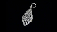 Load and play video in Gallery viewer, 2 CTW Diamond Polki Statement Pendant
